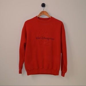 Embossed Disney world sweatshirt